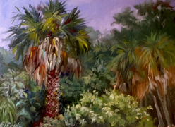 Gumbo Limbo Palm Trees by Elfrida Schragen